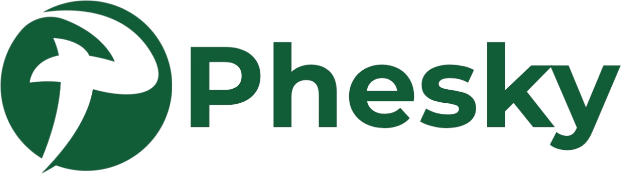Phesky brand logo with wordmark